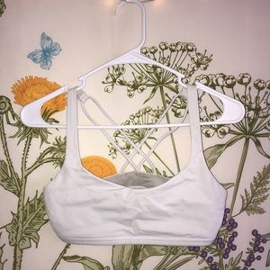 Lululemon White Sports Bra